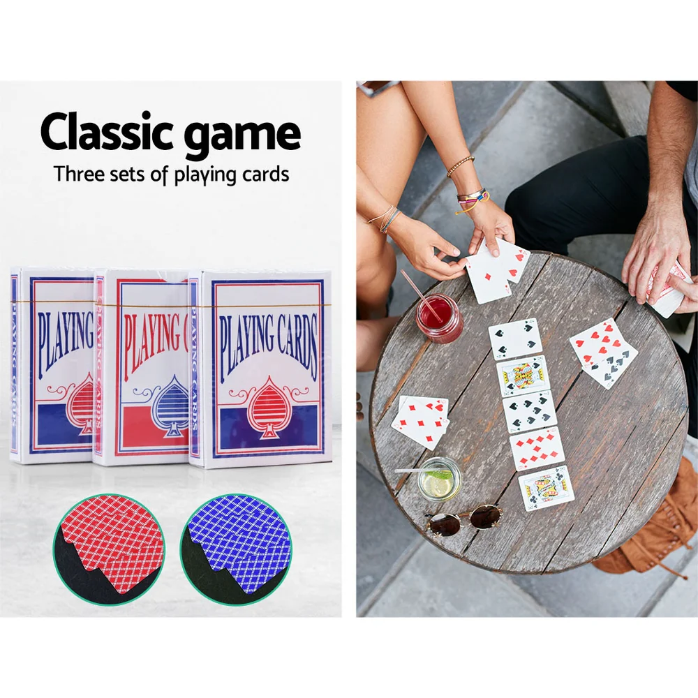 1000pcs Poker Chips Set Casino Texas Hold'em Gambling Party Game Dice Cards Case - Image 5