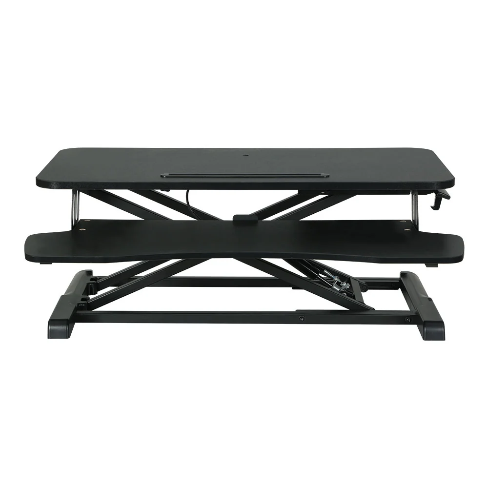 Artiss Standing Desk Riser Height Adjustable Black 80CM - Image 3