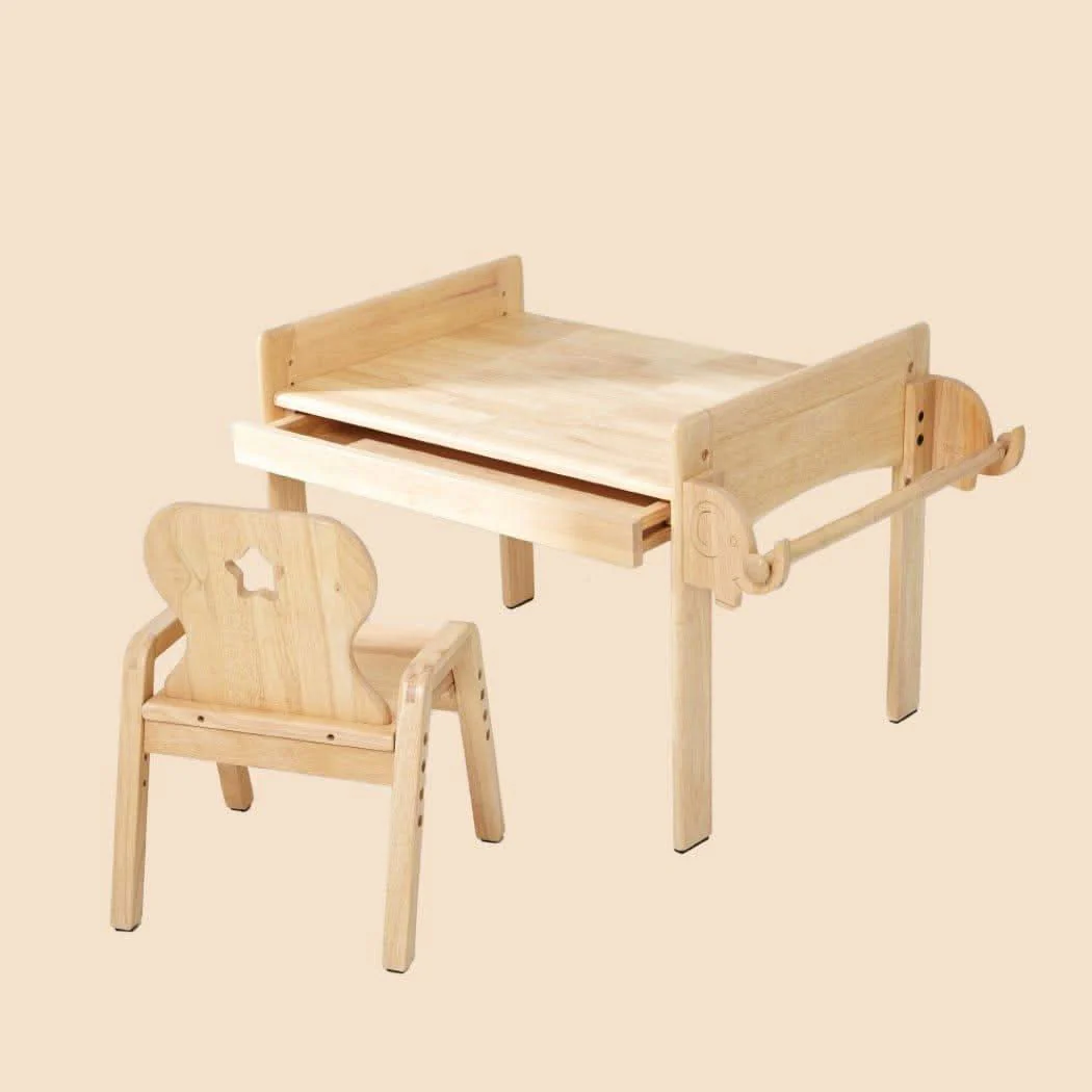 Bunny Tickles Primary Adjustable Table and Chair Set Elephant - Image 7