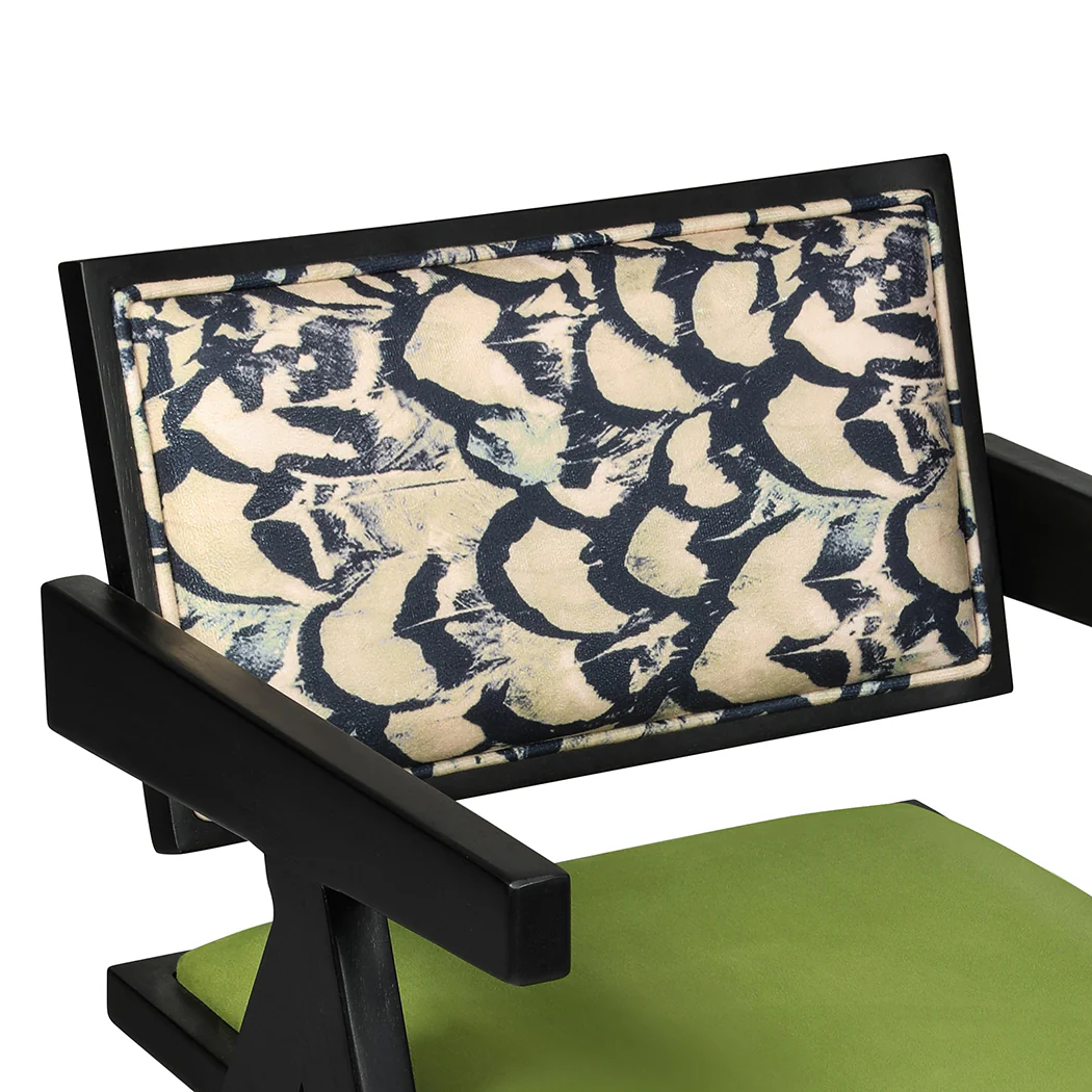 Levede 1X Dining Chair Retro Backrest Chair - Image 3