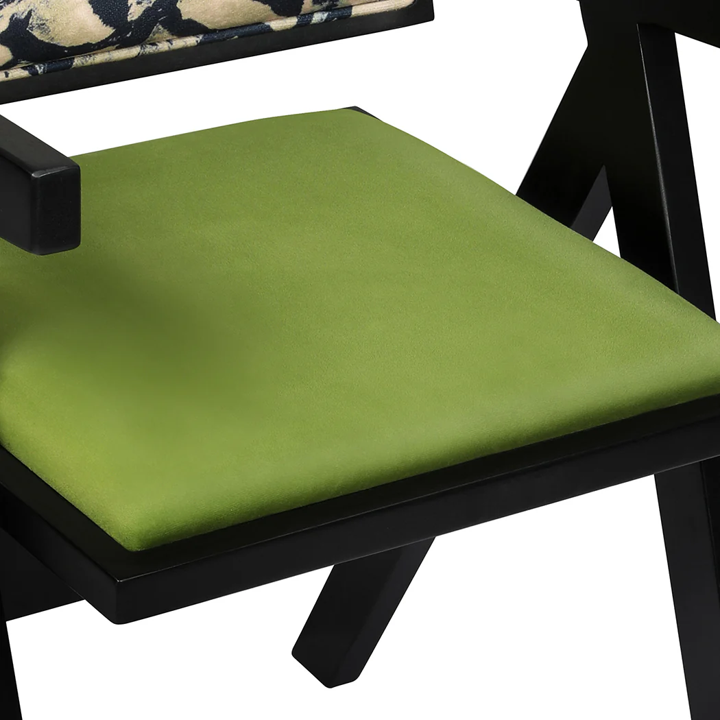 Levede 1X Dining Chair Retro Backrest Chair - Image 4
