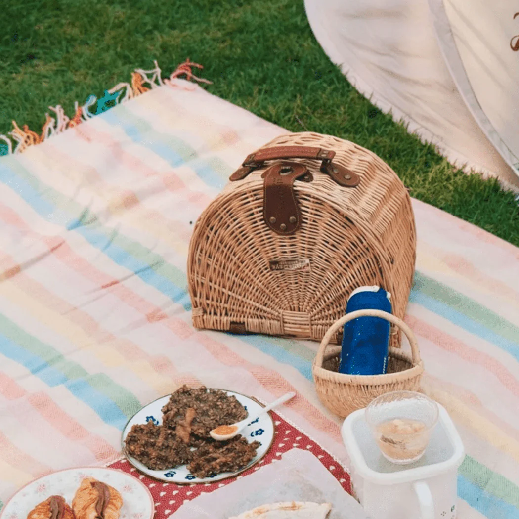 Little Dayz Boutique  Semi Round Picnic Basket - Image 5