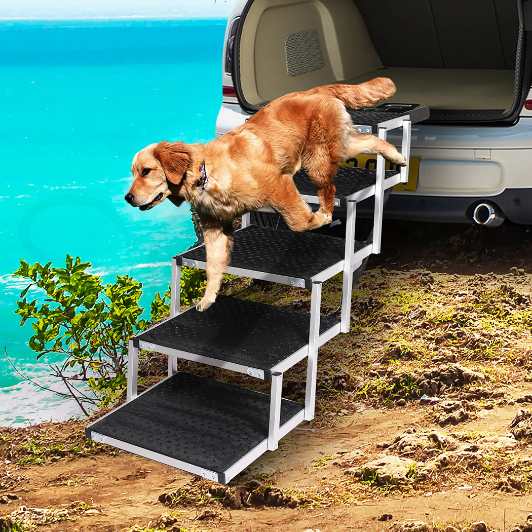 PaWz 5 Steps Dog Ramp Adjustable Height Black - Image 7