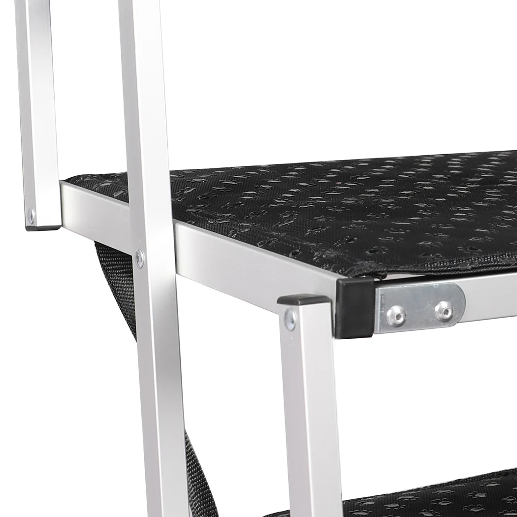 PaWz 6 Steps Dog Ramp Adjustable Height Black - Image 5