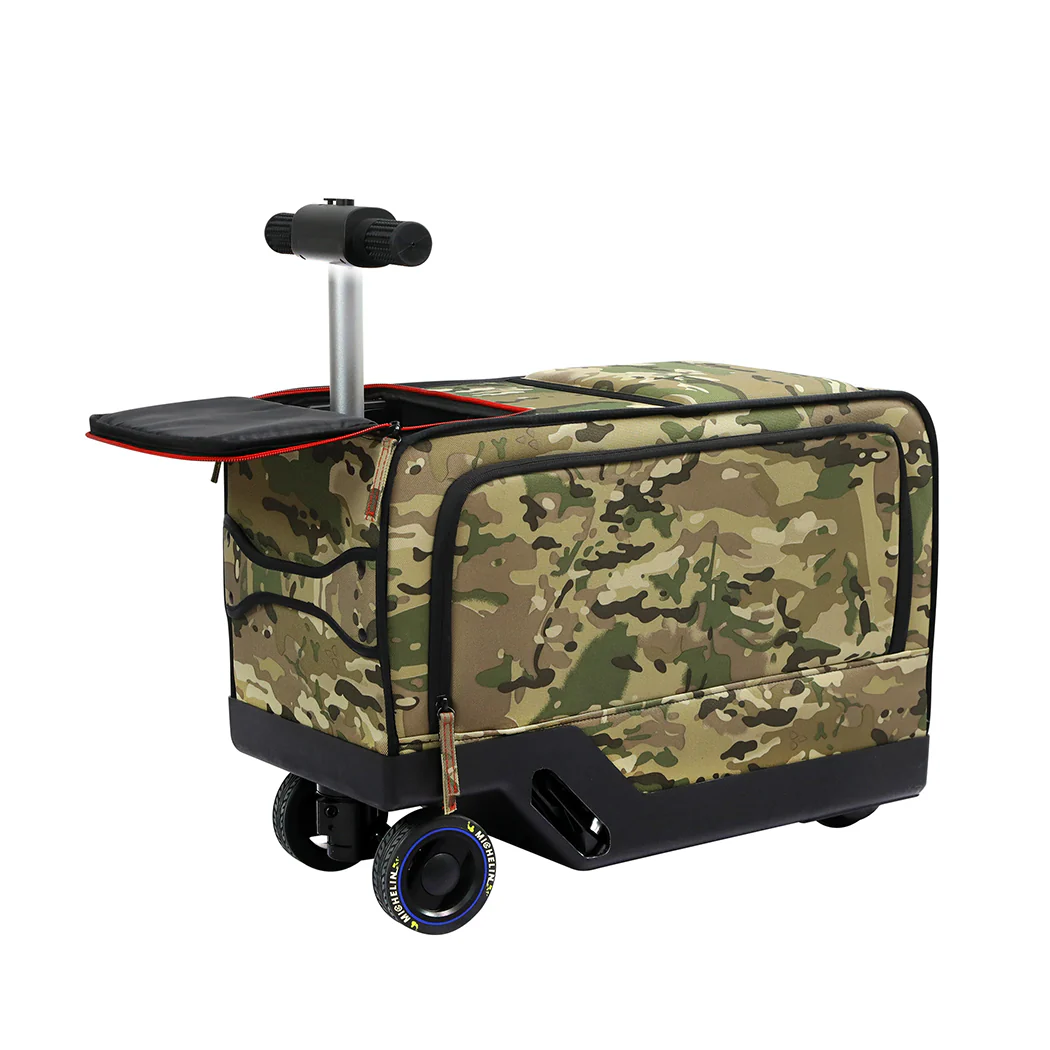 Slimbridge 20" Electric Riding Luggage Suitcase Green Colour - Image 8