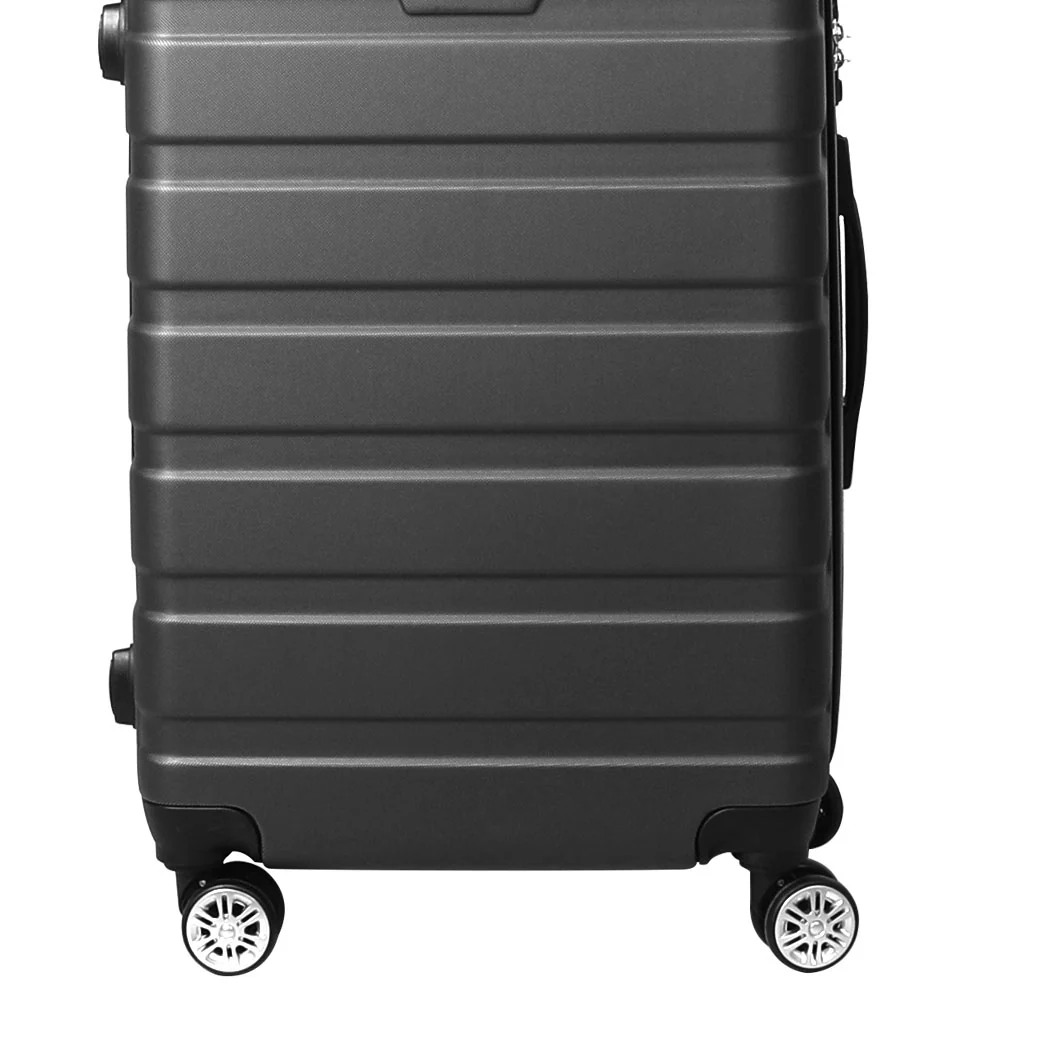 Slimbridge 3PC Luggage sets Suitcase Dark Grey - Image 3