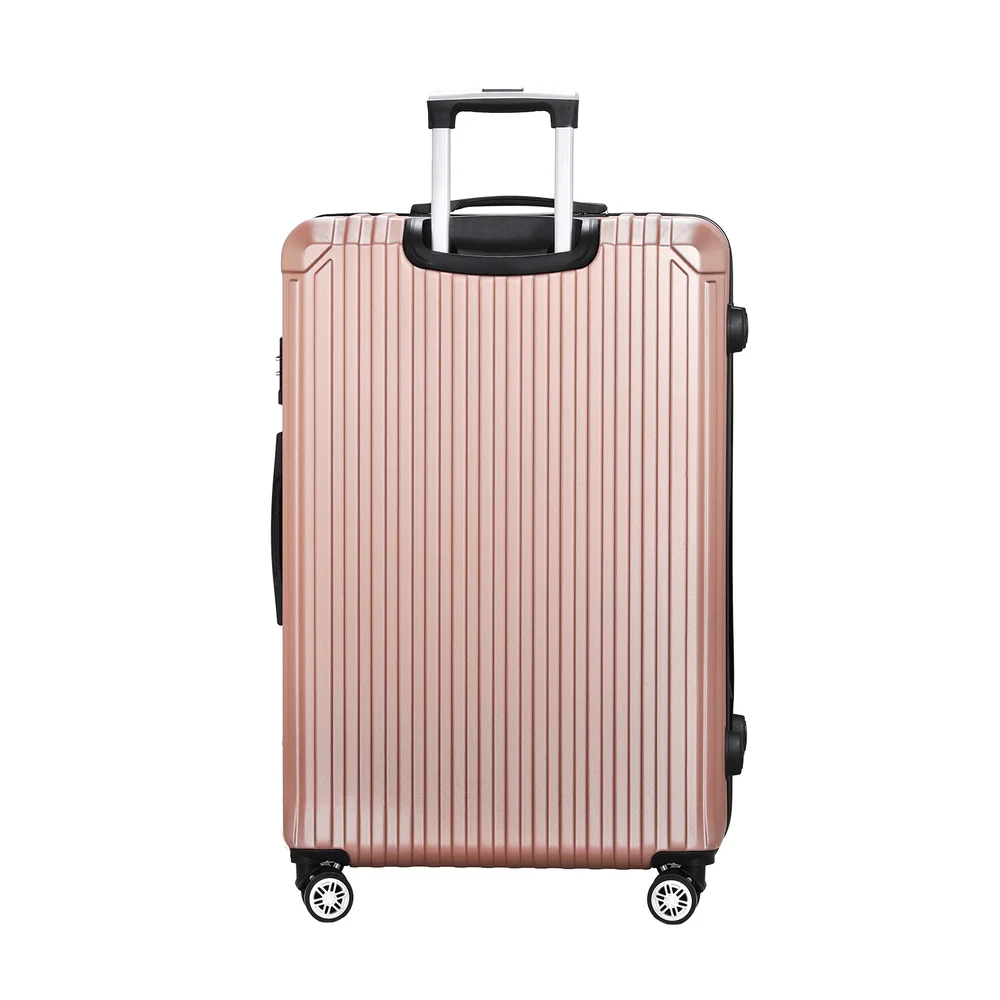 Wanderlite 28-inch Luggage Set with TSA Lock‚àö√Æ‚àö‚àè≈í¬©ABS Hard Shell Travel Suitcase Organiser Luggage Case Rose Gold - Image 3
